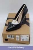 Kurt Geiger Women's ALIA2 Patent Court Heels, Black, Size 38