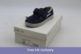 Geox Kids' J. DJRock B. A. Shoes, Blue, UK 3