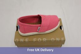 Toms Classic, Kids Shoes, Bubble Gum Pink, Size UK5