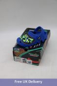 Skechers Foamies Kids' Zaggle Cubo Breeze Shoes, Blue/Lime, UK 9.5. Box damaged
