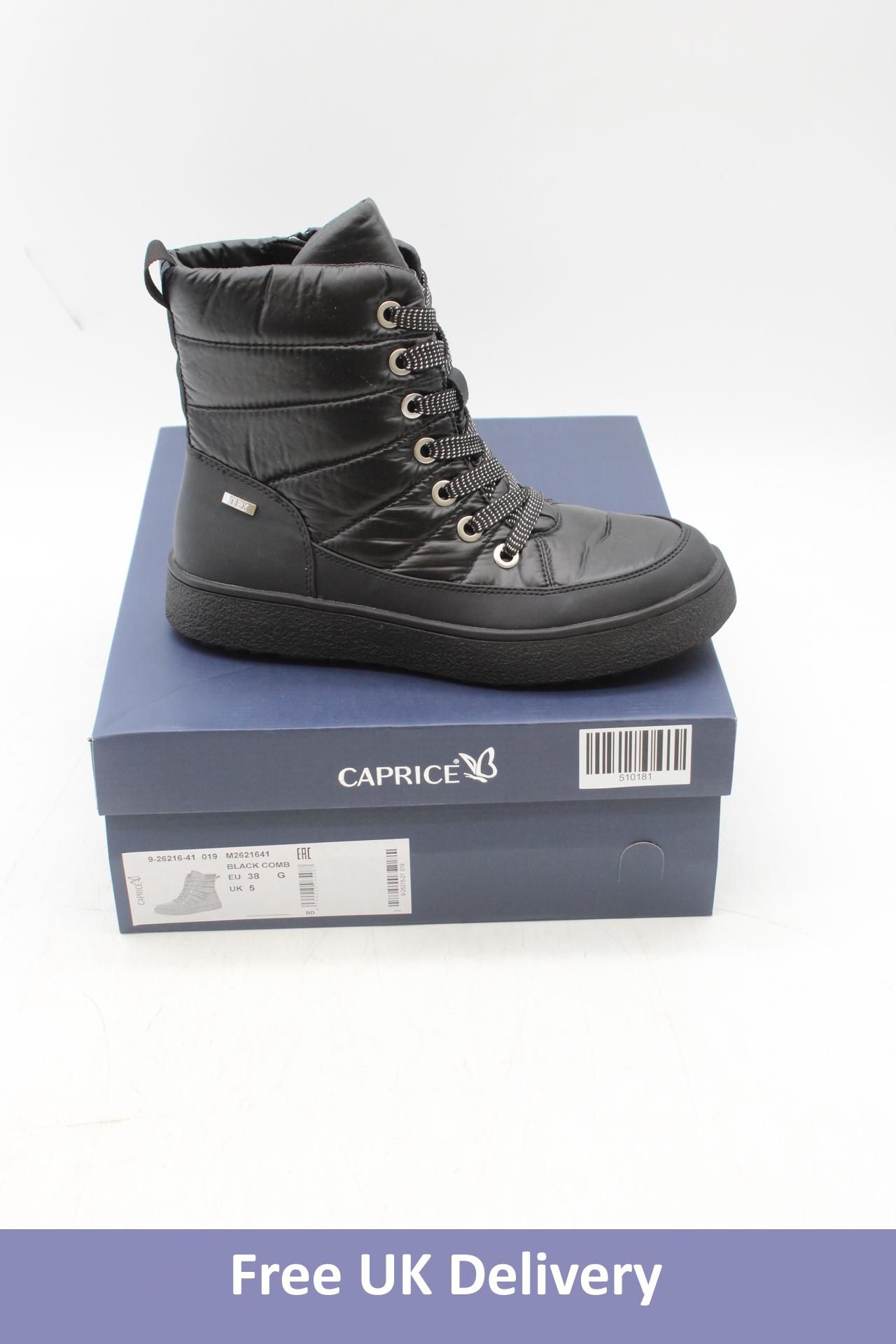 Caprice Women's Snow Boots, Black, UK 3.5