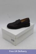 Solari Milano, Brown Leather Loafers, Size 39