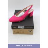 Three Jana Sling Shoes, Fuxia, UK 5