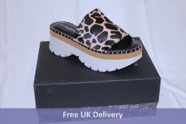 Patrizia Bonfanti Mayumi Giraffe Shoes, Tan/Black, EU 39