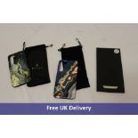 Three Burga Samsung Galaxy 23 Accessories to include 1x Northern Lights Phone Case, 1x Indigo Lights