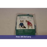 Three Vetmedwear After Surgery Recovery Suit, Male Dogs, Blue, Small