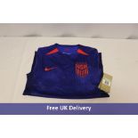 Nikes Men's USA 4 Star Away Jersey 2023, Blue/Red, Extra Small