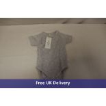 Mori Baby items to include 2x Front Opening Sleepsuits, 9-12 M, 4x Short Sleeve Kimono Bodysuits, Gr