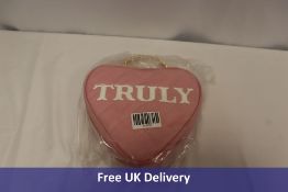 Truly Quilted Heart Bag, Pink