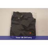 Two ADAPT To Running Trousers, Black/Grey, Large