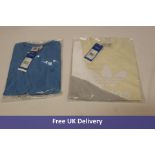 Three Adidas Originals T-Shirts to include 1x Adicolor Oversize, Blue, Size 8, 1x Adicolor Split Tre