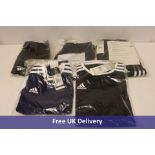 Adidas Youths Bundle to include 3x Ent22 Shorts, 2x 9/10 Yrs, 1x 13/14 Yrs, 1x Tiro21 Track Pants, 1