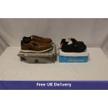 Two Trainer to include 1x Oxypas Women's Emily Trainers, Black, UK 5, 1x Pavers Men's Centre 36115 T