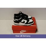 Nike Dunk Low Panda GS Trainers, Black/White, UK 3