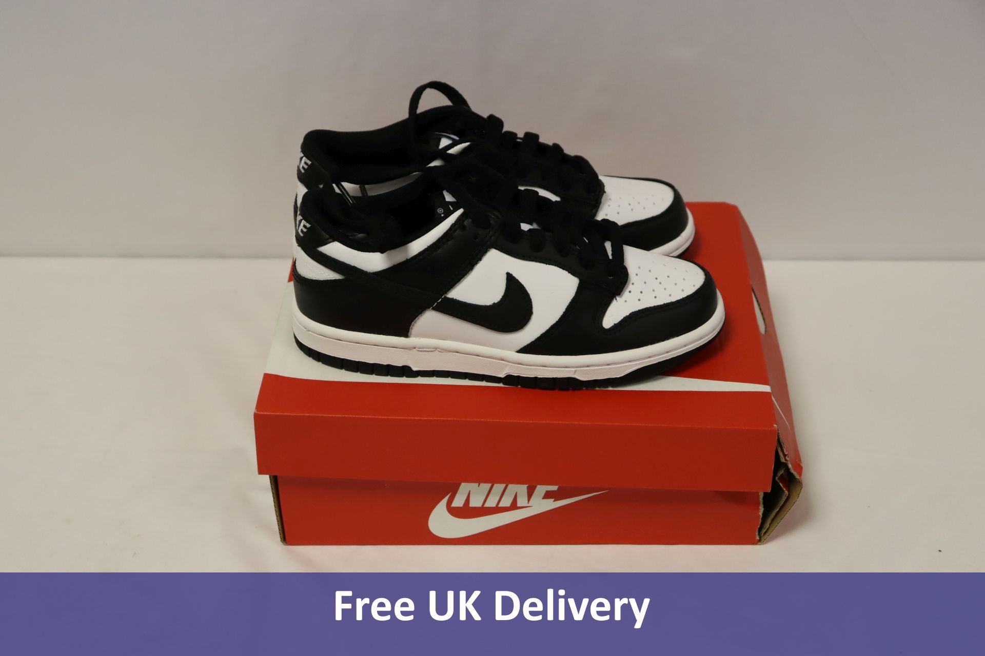 Nike Dunk Low Panda GS Trainers, Black/White, UK 3