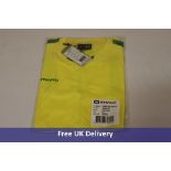 Nine Stanno First Sports Shirt, Yellow/Green, Size 164