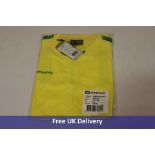 Ten Stanno First Sports Shirt, Yellow/Green, Size 164