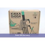 Kikka Digga Portable Gardening Assistant, Garden Fork/Spade Stainless Steel Attachment