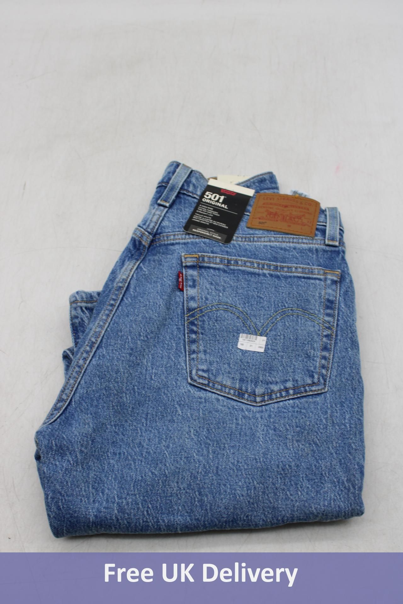 Levis 501 Original Jeans, Blue, 27 X 30