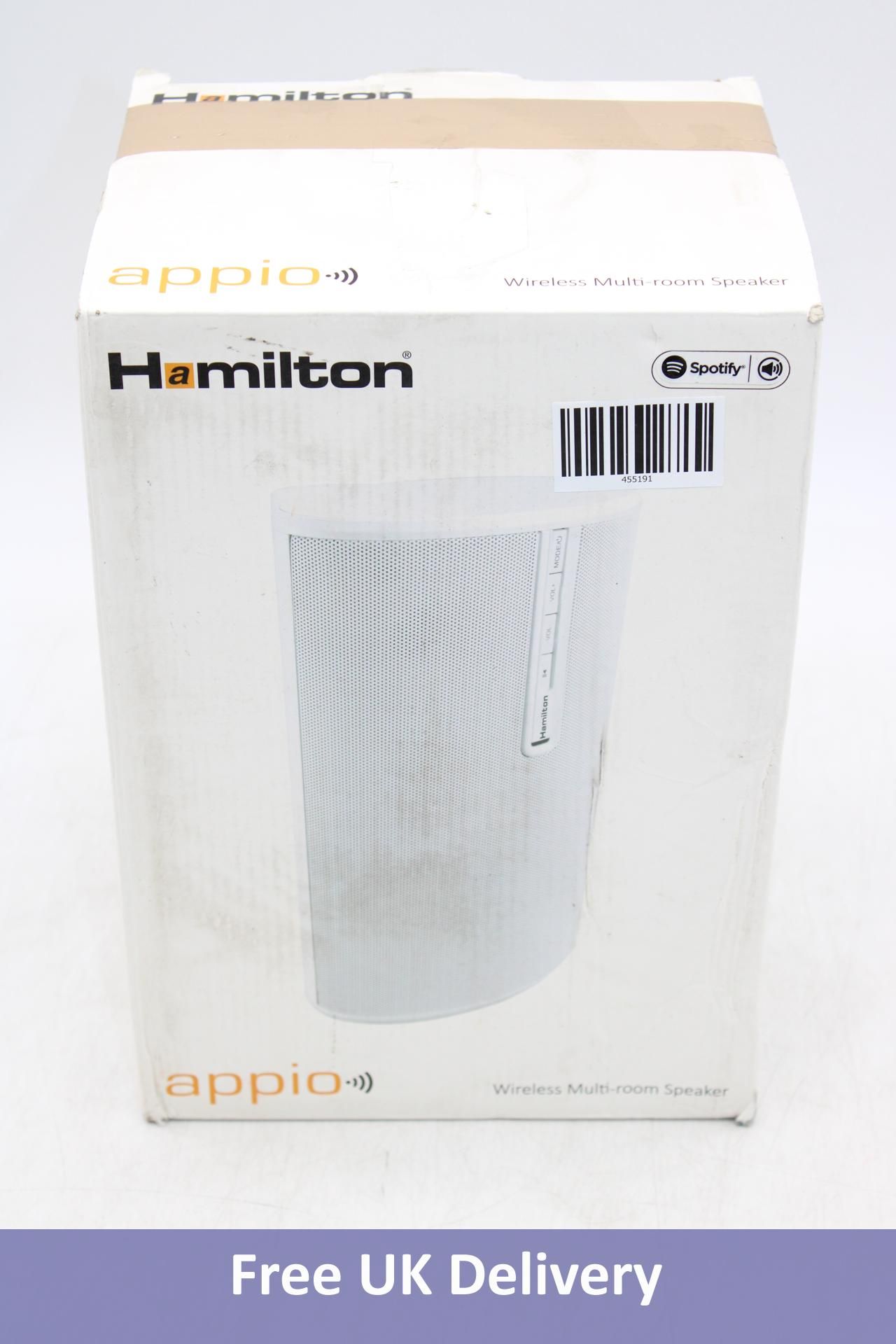 Hamilton Smart Multi Room Audio Polar White Appio Wireless Multi-Room Speaker