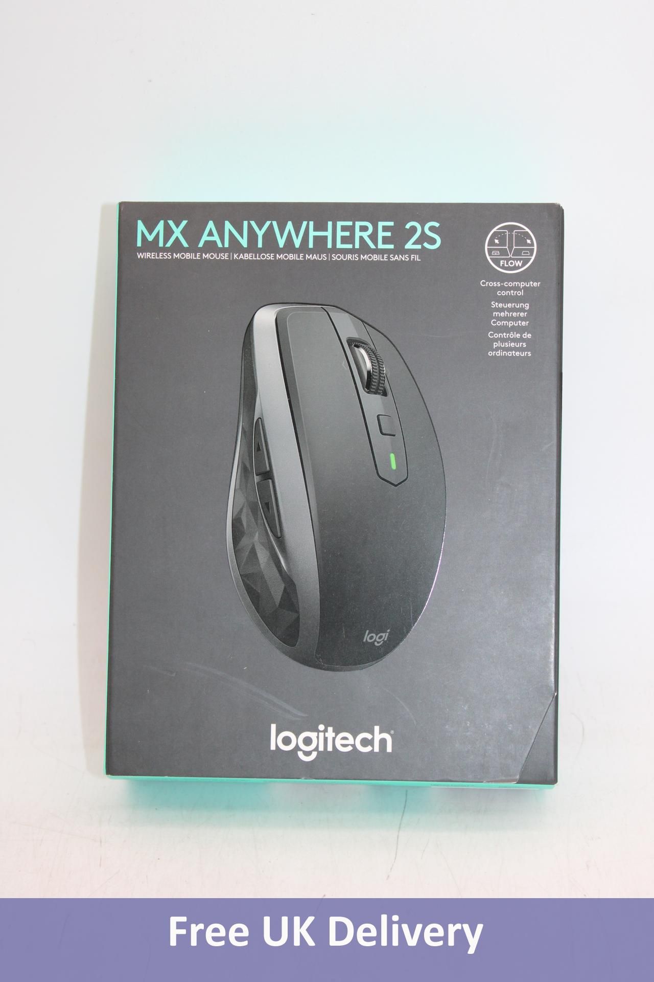 Logitech MX Anywhere 2S Wireless Mouse, Black