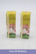 Six English Soap Company Hand Creams, Pineapple/Pink Lotus, 75ml