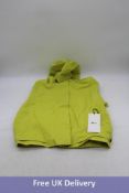 Lululemon Women's LAB Waterproof Shell Jacket, Yellow Serpentine, Size 4