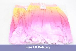 Two Billie Blush Gonna Multicolour Bambina Skirt, 6 and 5 year
