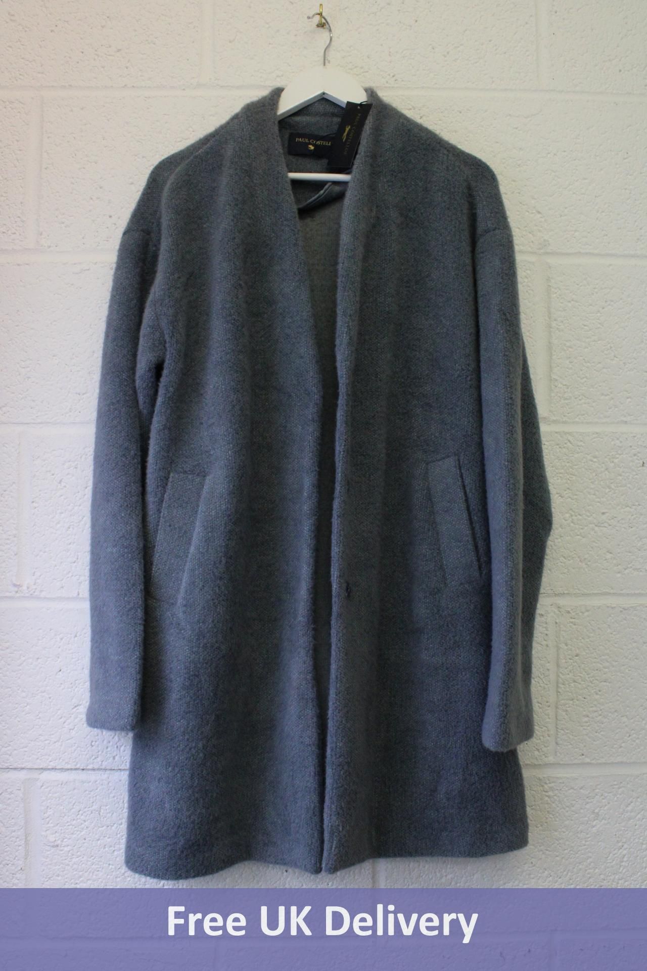 Paul Costelloe Wool Jacket, Dark Sea Blue, Size 16