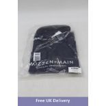 Mizzen Main Leeward LS No Tuck Dress Shirt, Navy, UK L
