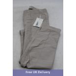 MAC Jeans Anna Summer Stretchy Pull On Trousers, Cream, Size W38 L27