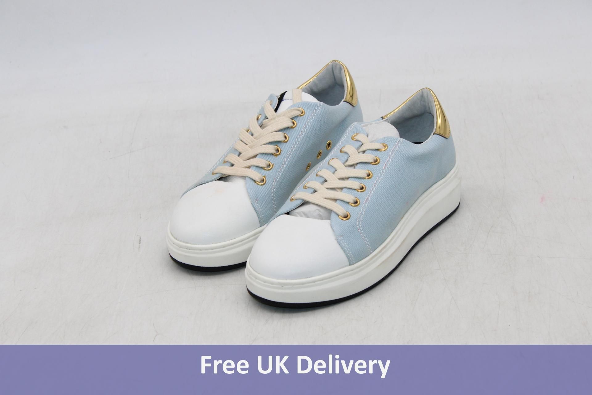 Mos Mosh, Copenhaged Canvas Sneakers, Blue, Size 37, No Box. Used