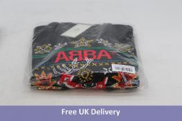 Two ABBA Voyage Kid's Little Things Knitted Jumpers, Black, Medium