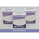 Four Boxes MYAID Femmax Vaginal Dilators/Trainers, Pink, 4 Per Box