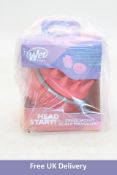 Four packs of Wet Brush Scalp Massage Brush Coral, Pink/Purple