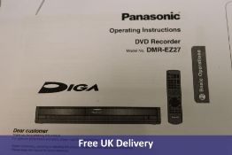 Panasonic Multi Format DVD Recorder, DMR-EZ27. Used, Refurbished