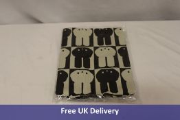 Forty Women's Bunny Bags, White/Black, W 25 x D 30 x H 46cms