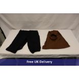 Two GOI Clothing items to include 1x Sienna Jumpsuit, Black, Medium, 1x Yoko Dress, Brown, Small