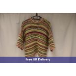 Ganni Women's Knitted Top, Multi Colour, Medium/Large. Used