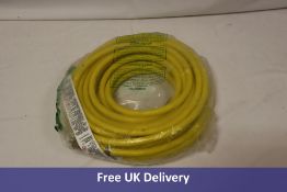 EP Lighted Indoor/Outdoor Extension Cord, Yellow, 50 Foot, 3 Prong Grounded Plug