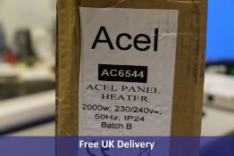 Acel Panel Heater, 2000w, AC6544. Box damaged, not tested