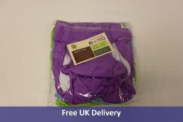Forty-two Magasin Durable Washable Large Dog Diaper 3 packs to include 1x Green, 1x Blue, 1x Purple