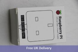 Twelve Raspberry Pi Official USB-C Power Supplies, Black