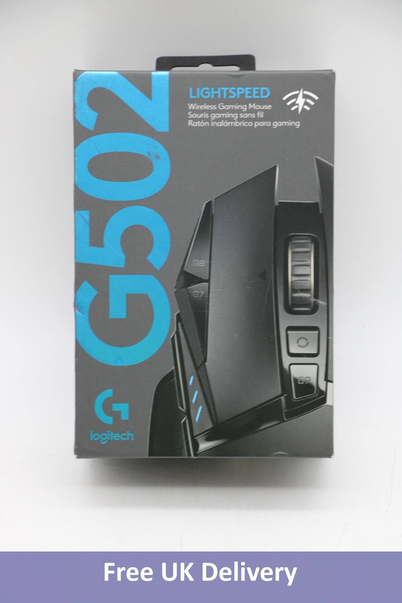 Logitech G502 Lightspeed Wireless Gaming Mouse, Black