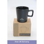 Twenty XD Collection Ceramic Modern Coffee Mugs, Black, 300ml