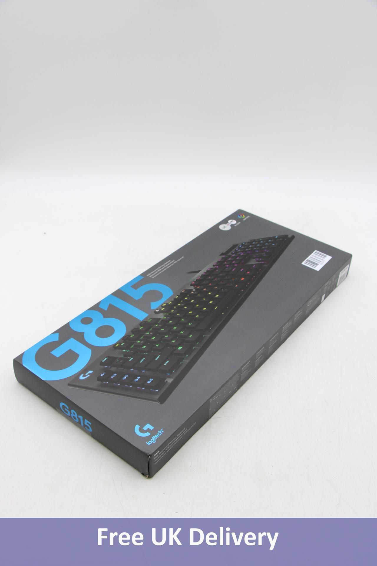 Logitech G815 Wired Qwerty Mechanical Gaming Keyboard, Black