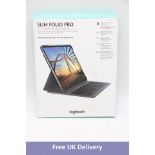 Logitech Slim iPad Pro Keyboard Folio Case, 12.9", Grey