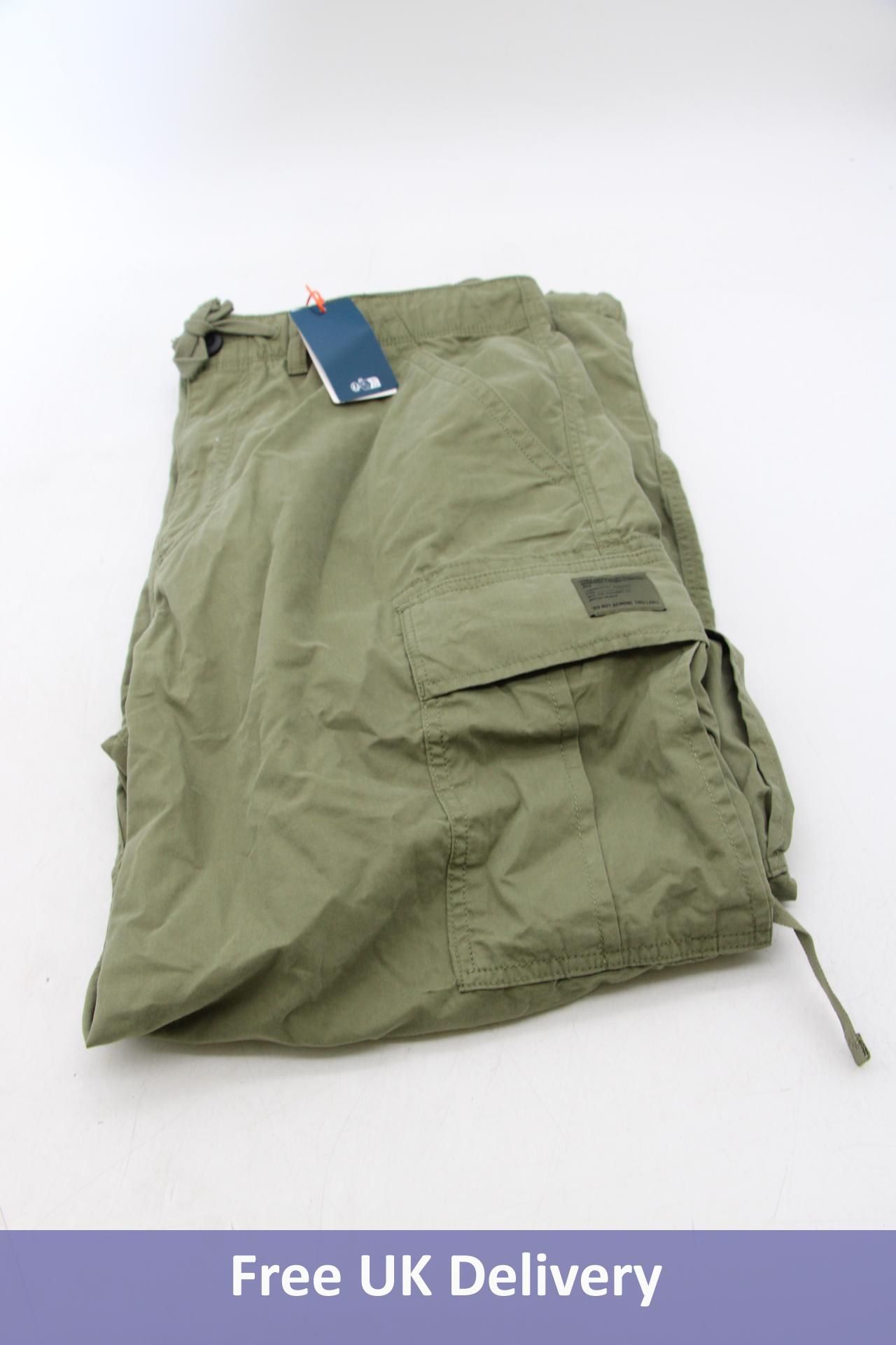Superdry Vintage Para Cargo Pants, Hushed Olive, Size W36/L32