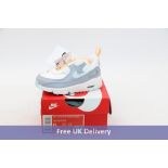 Two Pairs Nike Kids Trainers to include 1x Air Max 90 Toggle, White/Blue, UK 5.5, 1x MD Valiant TDV,