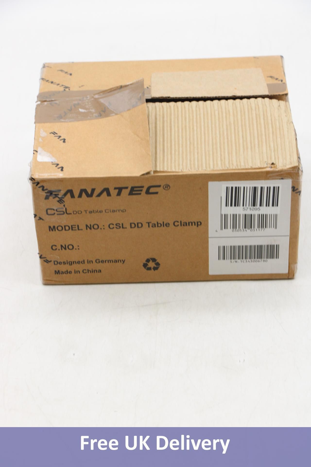 Fanatec CSL DD, PSU90, EU and 1x Fanatec CSL DD Table Clamp. Clamp box damaged - Image 2 of 2